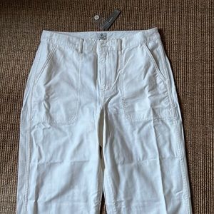 JCrew canvas pants. New With Tag. Size 12 Tall (12T)